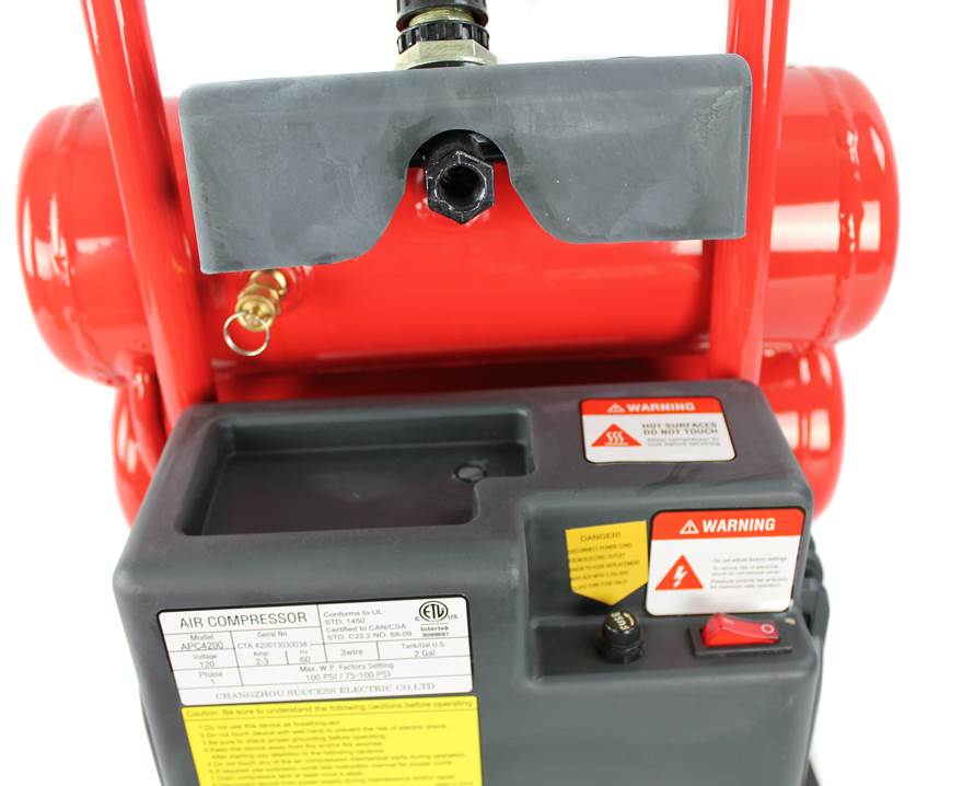 All Power 2 Gallon 100 PSI Electric Portable Air Compressor Tank (Open Box)