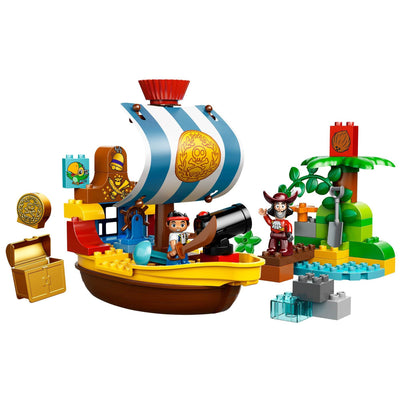 LEGO Duplo Jake's Pirate Ship Bucky with Captain Hook Play Set (Open Box)