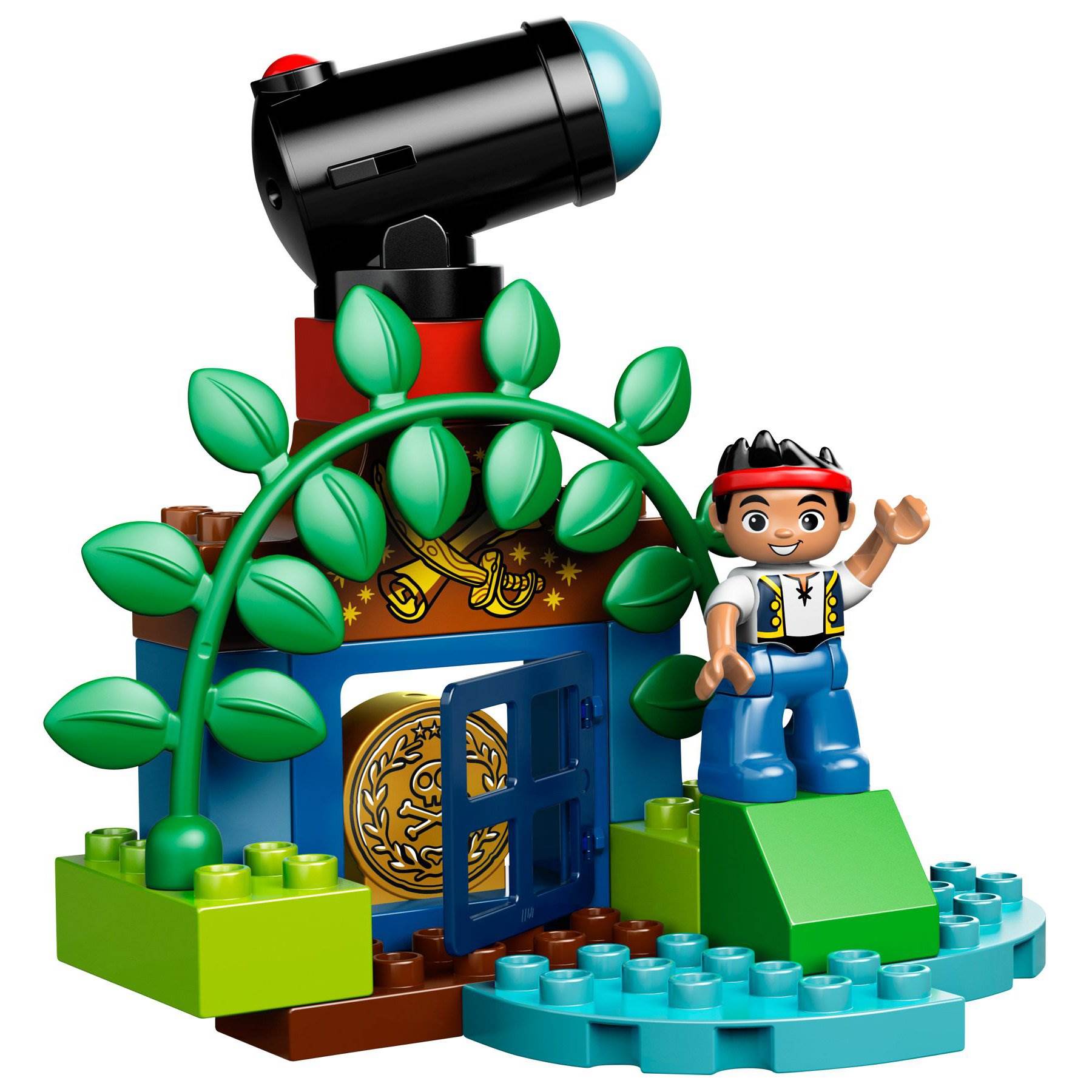 LEGO Duplo Jake's Pirate Ship Bucky with Captain Hook Play Set (Open Box)