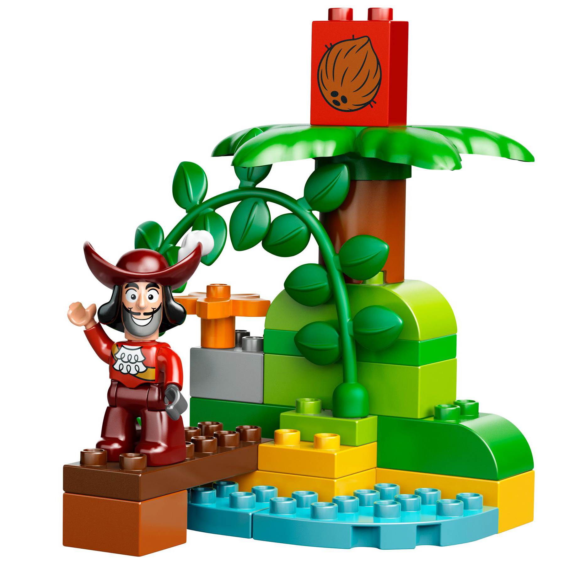 LEGO Duplo Jake's Pirate Ship Bucky with Captain Hook Play Set (Open Box)