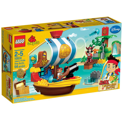LEGO Duplo Jake's Pirate Ship Bucky with Captain Hook Play Set (Open Box)