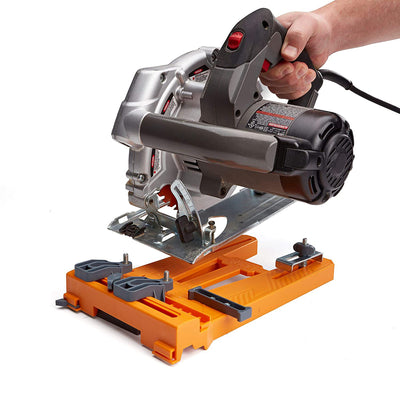 Bora Tool Circular Saw Sled Low Profile Clamp Edge Guide Plate, Orange(Open Box)