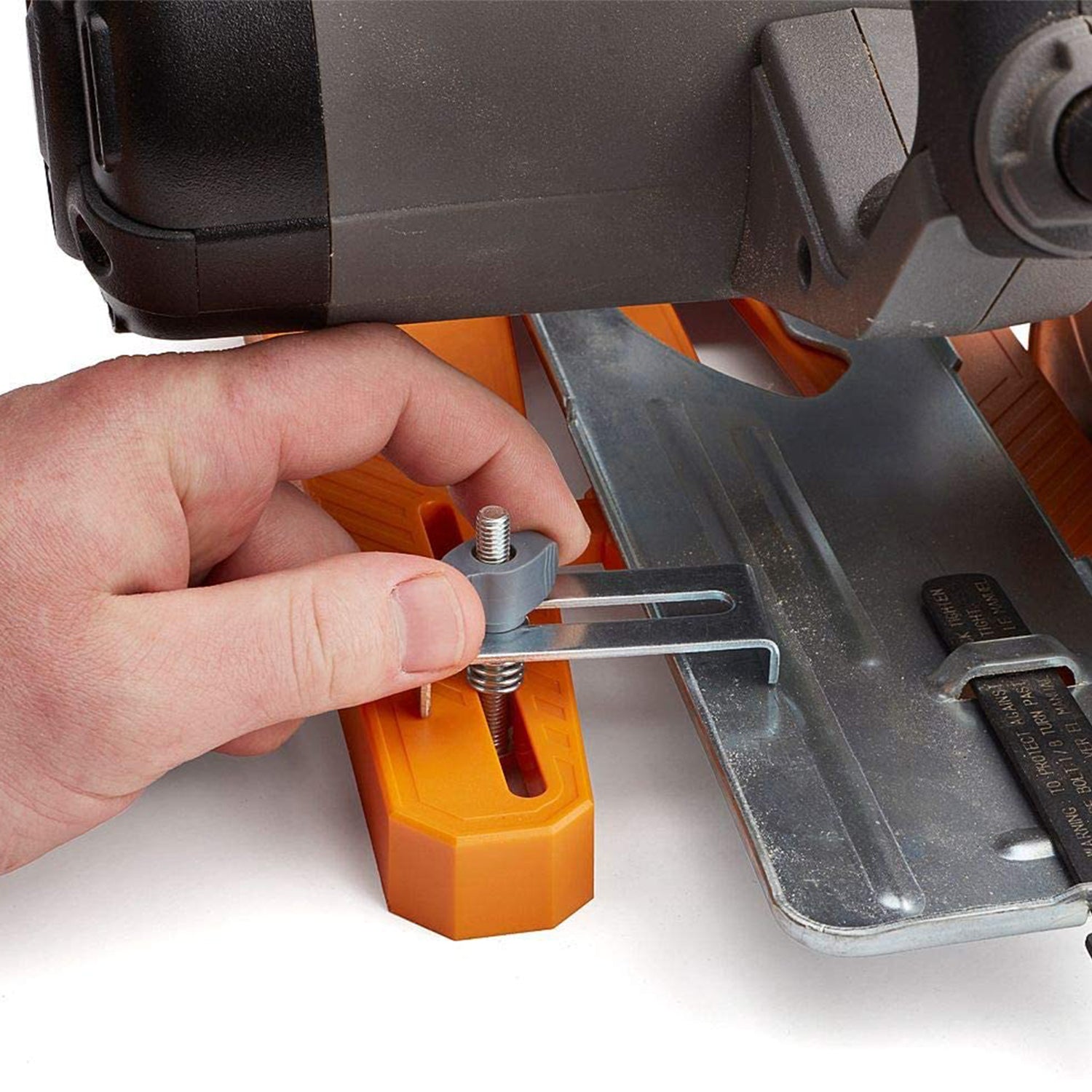 Bora Tool Circular Saw Sled Low Profile Clamp Edge Guide Plate, Orange(Open Box)
