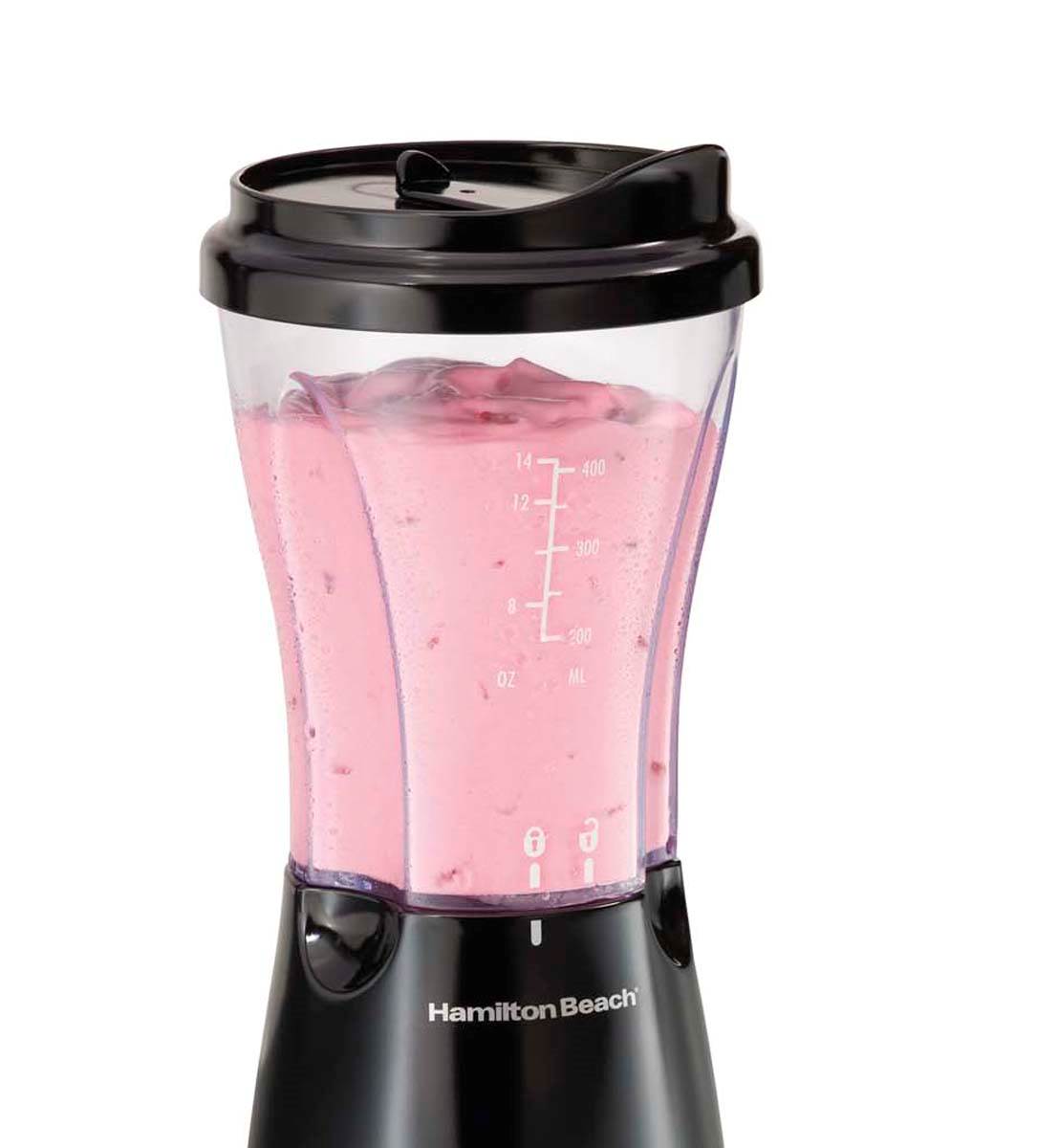 Hamilton Beach 14 oz Personal Blender Single Serve w/Lid Compact (Open Box)