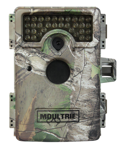 (2) MOULTRIE M-1100i No Glow Infrared Game Cameras + Security Boxes & SD Cards