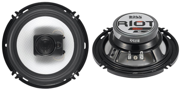 2) Boss R94 6x9" 500W 4 Way Car & 2) 6.5" 300W 3 Way Speakers & 200W 2-Ch Amp