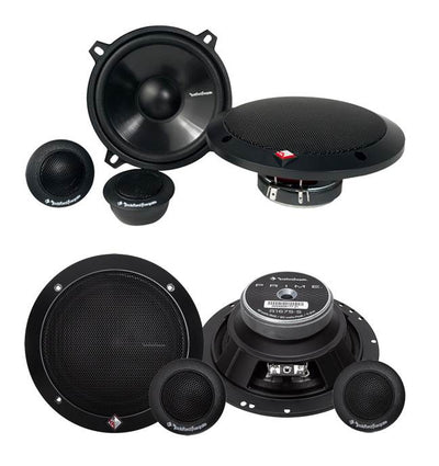 Rockford Fosgate R152-S 5.25" 80W + 2) R165-S 6.5" 80W Component Speakers