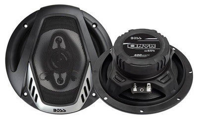 BOSS NX524 5.25" 300W and 6.5" 400W 4 Way Car Audio Coaxial Speaker Set (4 Pack) - VMInnovations