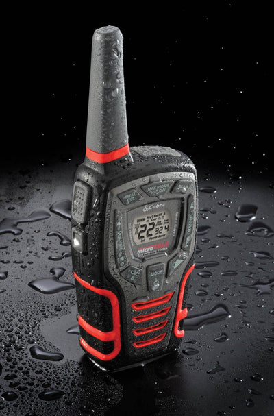 (2) COBRA MicroTalk 28 Mile 22 Channel 2-Way Radios Walkie Talkies (Open Box)