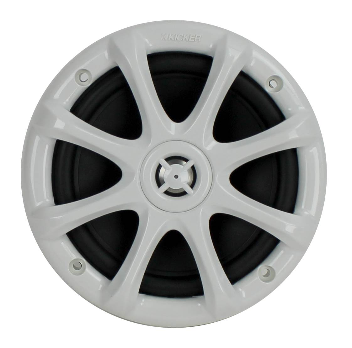 2) New Kicker KM6200W 6" 195 Watt 2-Way Marine Coaxial Audio Speakers KM6200