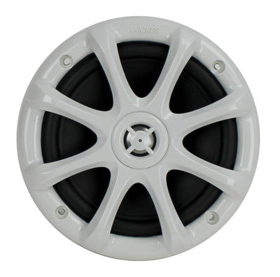2) New Kicker KM6200W 6" 195 Watt 2-Way Marine Coaxial Audio Speakers KM6200