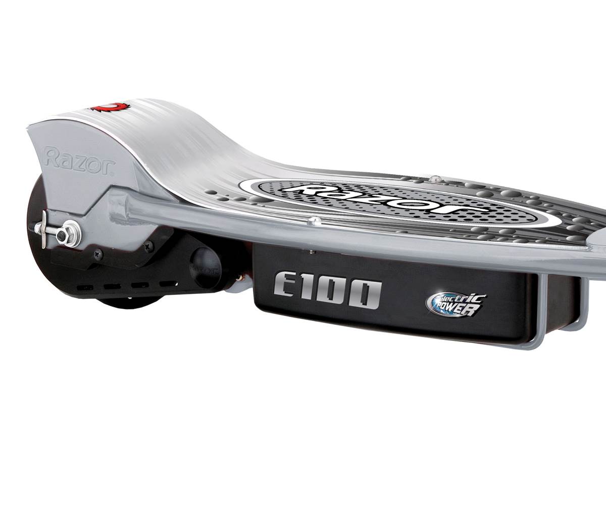 Razor E100 Kids Motorized 24V Electric Scooter with Helmet, Elbow & Knee Pads