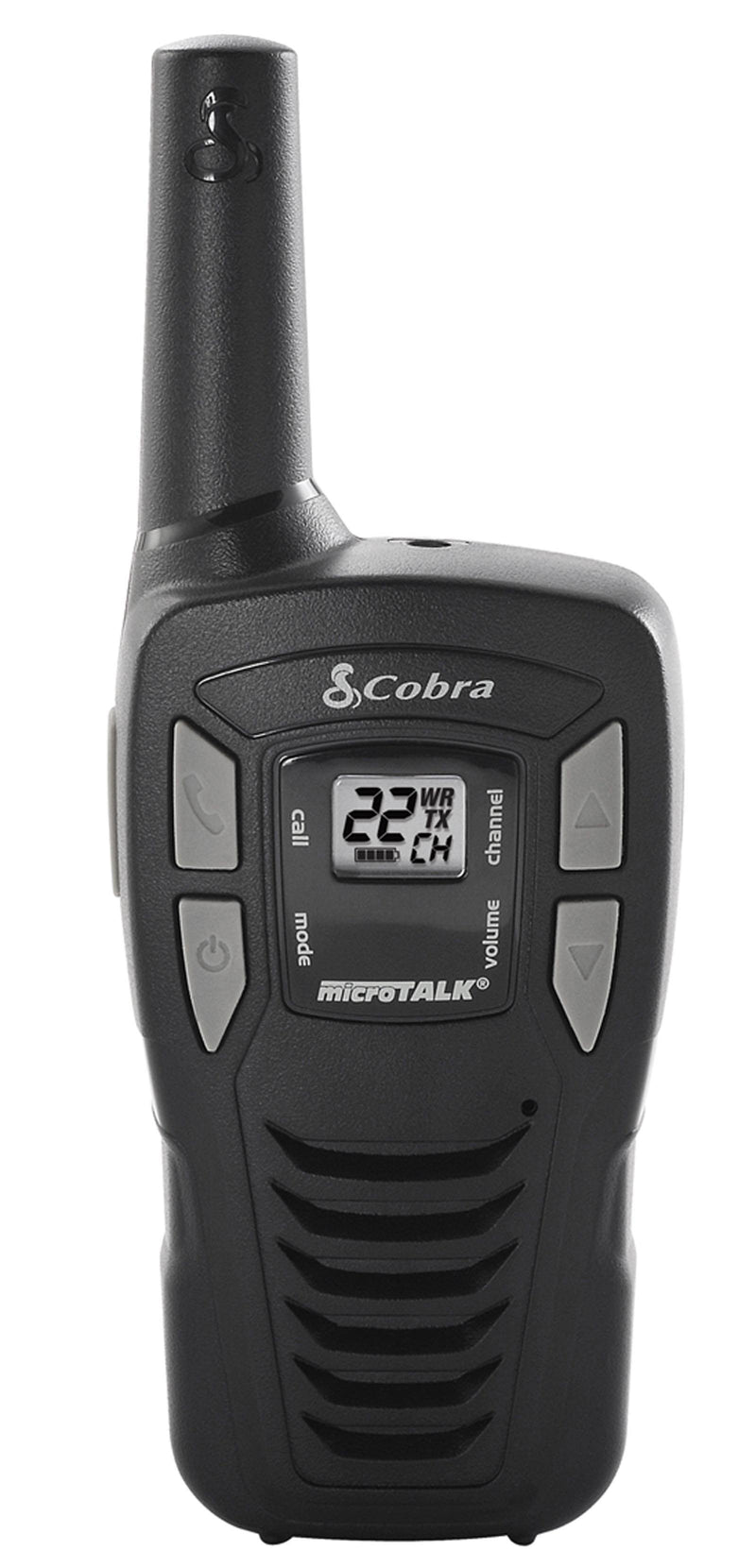 (4) COBRA CXT145 MicroTalk 16 Mile 22 Ch Walkie Talkie 2 Way Radios + Headsets