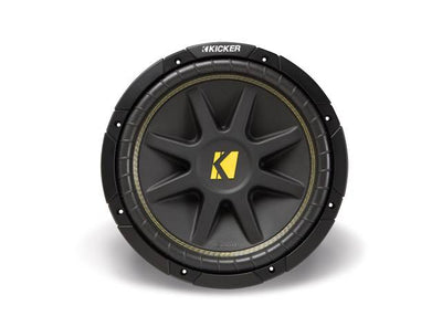 3) KICKER 10C124 12" 300W 4 Ohm Car Audio Subwoofer+Triple Sub Box Enclosure C12