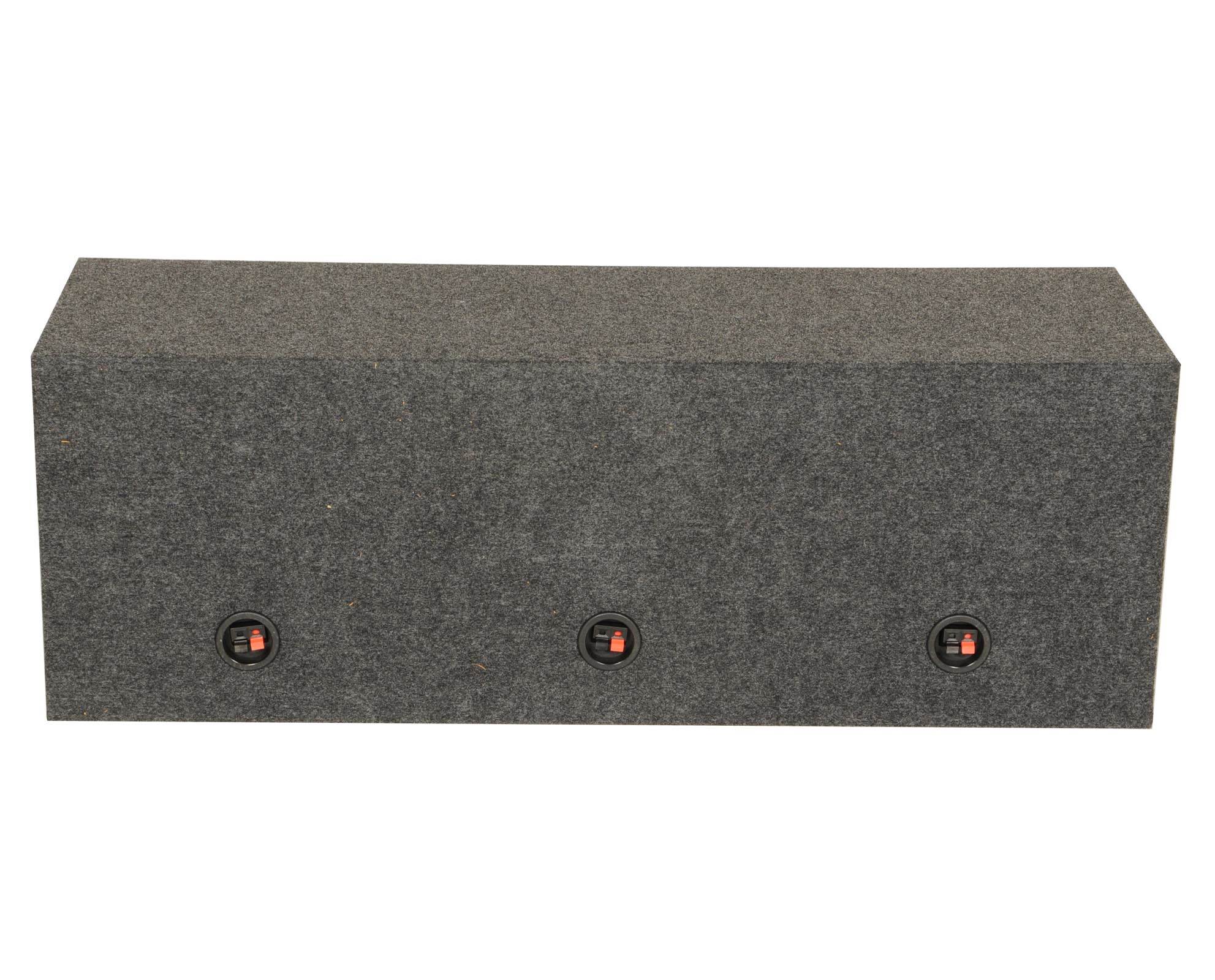 3) KICKER 10C124 12" 300W 4 Ohm Car Audio Subwoofer+Triple Sub Box Enclosure C12