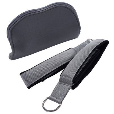 Stamina Products AeroPilates Double Loop Hand & Foot Strap Pair with Bag, Gray