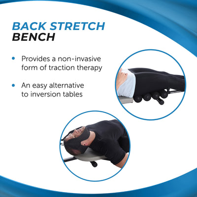 Stamina Products 55-1408 Inline Back Stretch Decompression Bench w/ Traction
