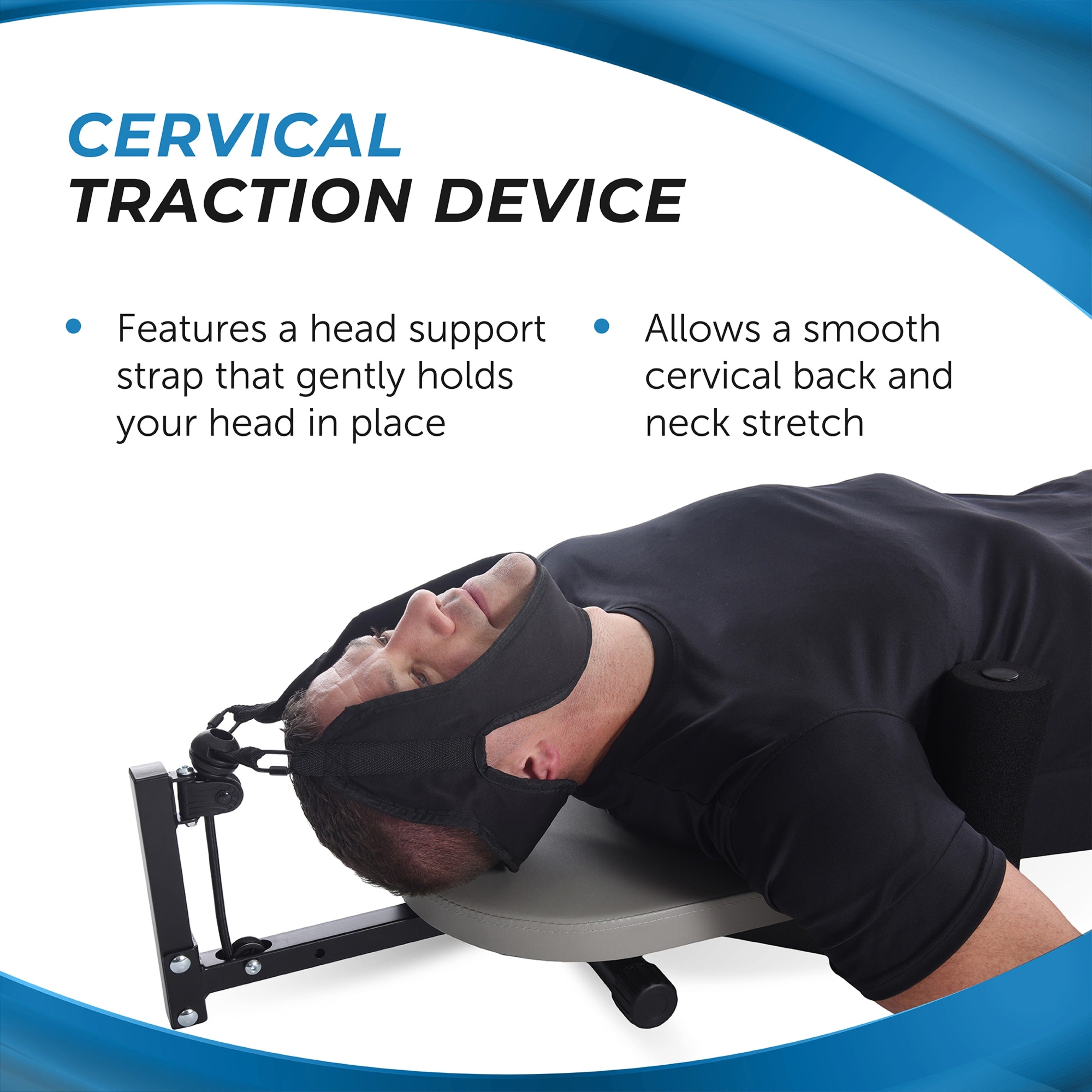 Stamina Products 55-1408 Inline Back Stretch Decompression Bench w/ Traction