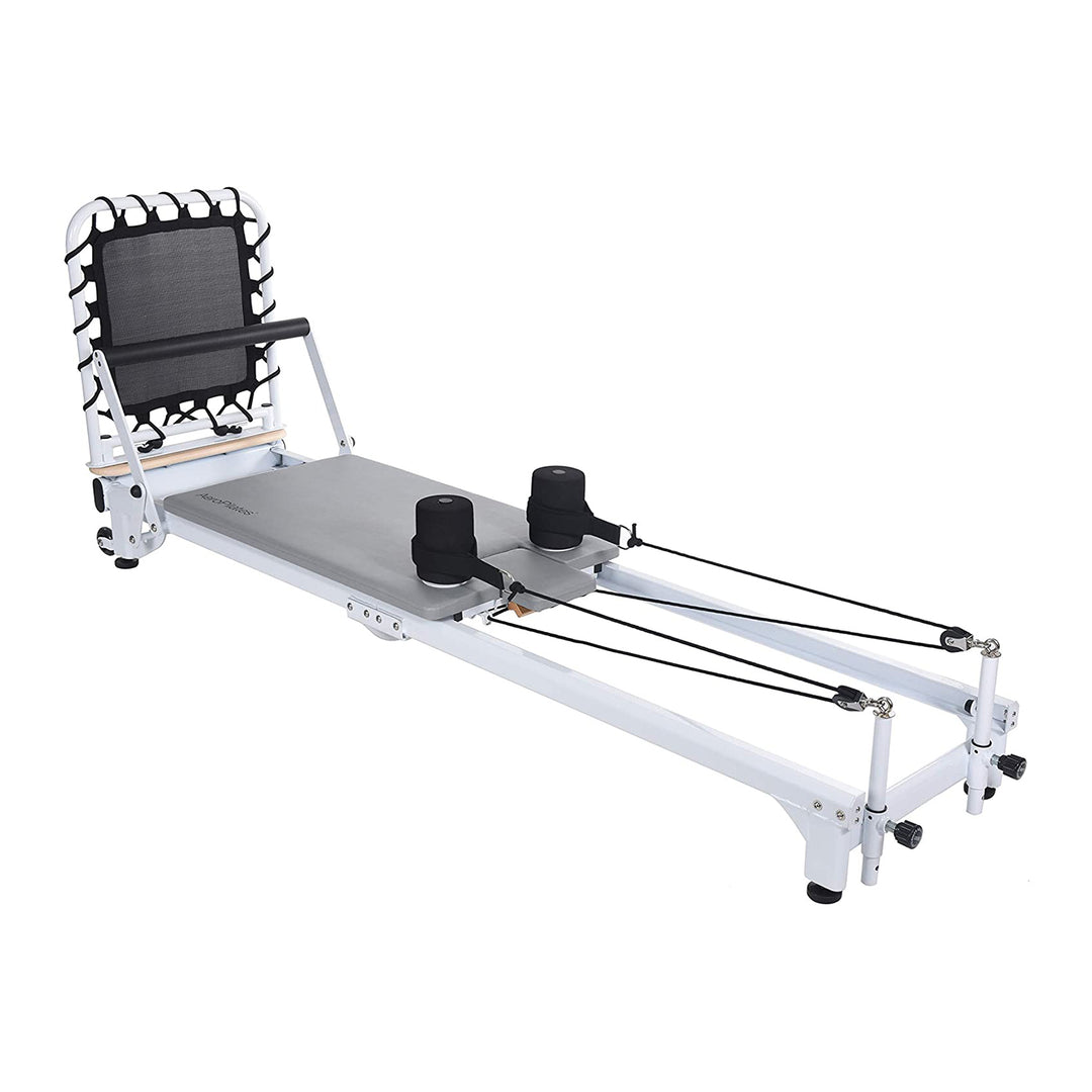 AeroPilates Precision Series Reformer Machine for Home Workouts, White (Used)