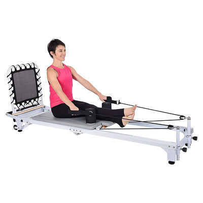 AeroPilates Precision Series Reformer Machine for Home Workouts, White (Used) - VMInnovations