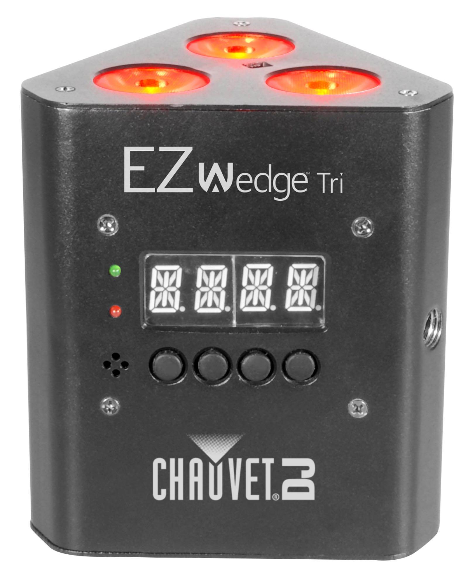 NEW! CHAUVET EZWedge Tri DJ Tri-Color Dimmable LED Light Effect w/ IRC Remote - VMInnovations