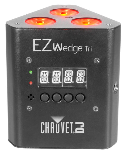 NEW! CHAUVET EZWedge Tri DJ Tri-Color Dimmable LED Light Effect w/ IRC Remote
