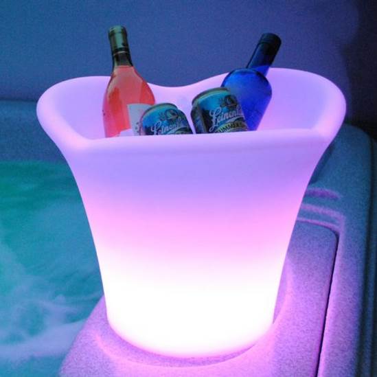 Main Access Napa 16" x 12" Waterproof Color Changing LED Ice Bucket | Open Box - VMInnovations
