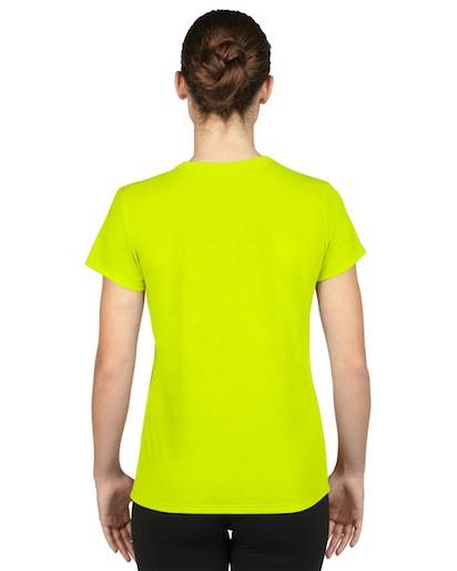 4 Pack New Gildan Missy Fit Womens XLarge XL Adult Short Sleeve T-Shirts Yellow