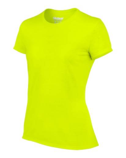 4 Pack New Gildan Missy Fit Womens XLarge XL Adult Short Sleeve T-Shirts Yellow