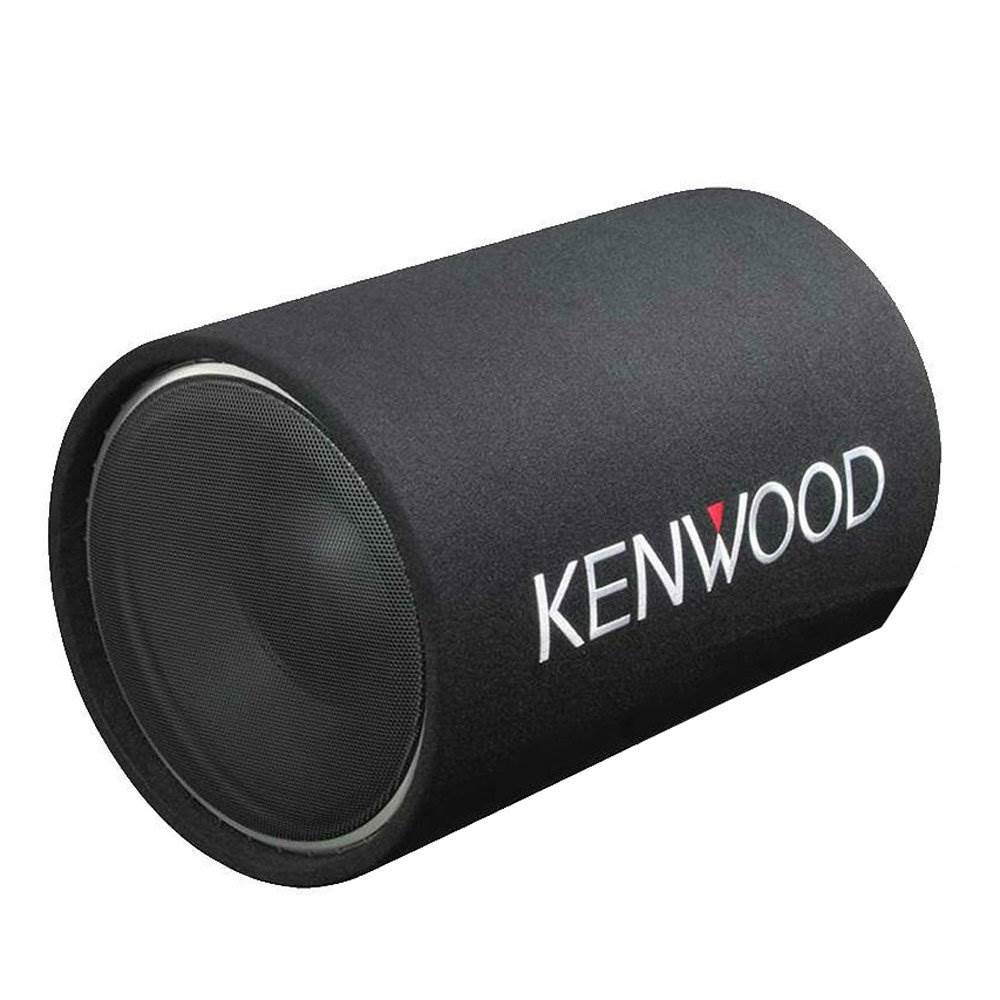 Kenwood P-W130TB 12" 1200 Watt Bass Tube Subwoofer + Amp (Missing Brackets)