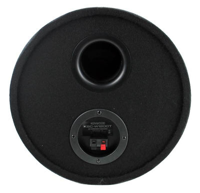 Kenwood P-W130TB 12" 1200 Watt Bass Tube Subwoofer + Amp (Missing Brackets)