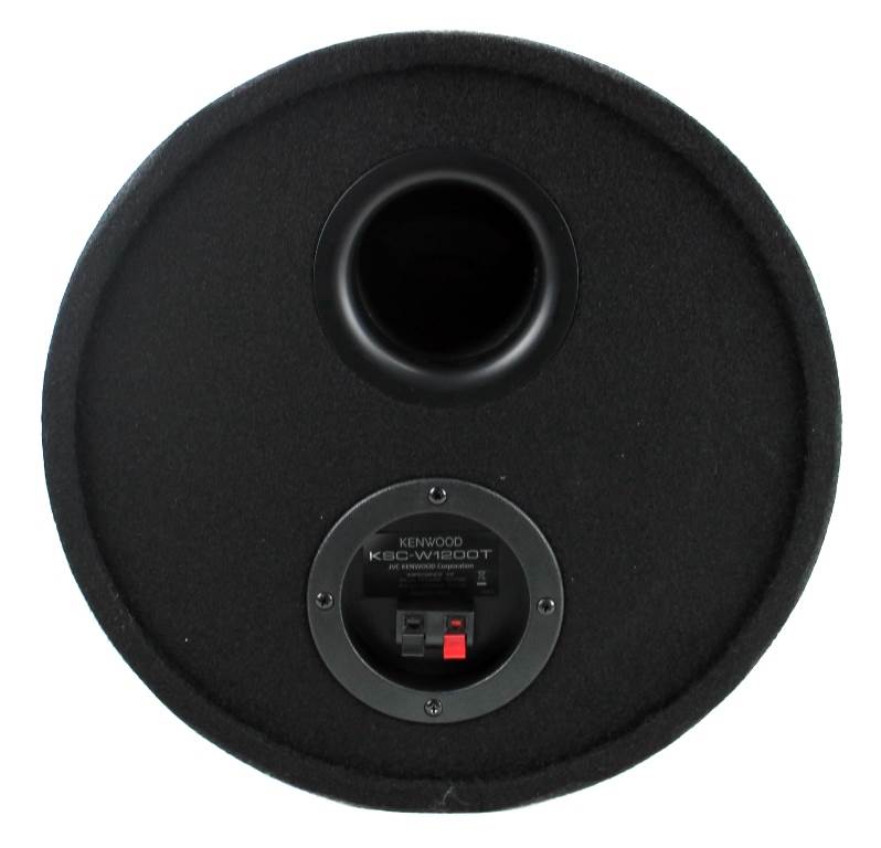 Kenwood P-W130TB 12" 1200 Watt Bass Tube Subwoofer + Amp (Missing Brackets)