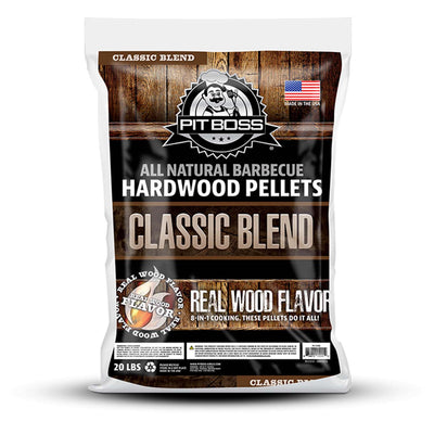 Pit Boss 55245 20 Pound Classic Blend Pecan, Hickory & Mesquite Hardwood Pellets