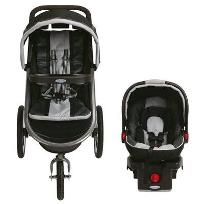 Graco FastAction Jogger Click Connect Travel System - Gotham 1934761 - Open Box