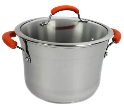 Rachael Ray 10-pc Stainless Steel Cookware Set Kitchen Pans Pots (Open Box)