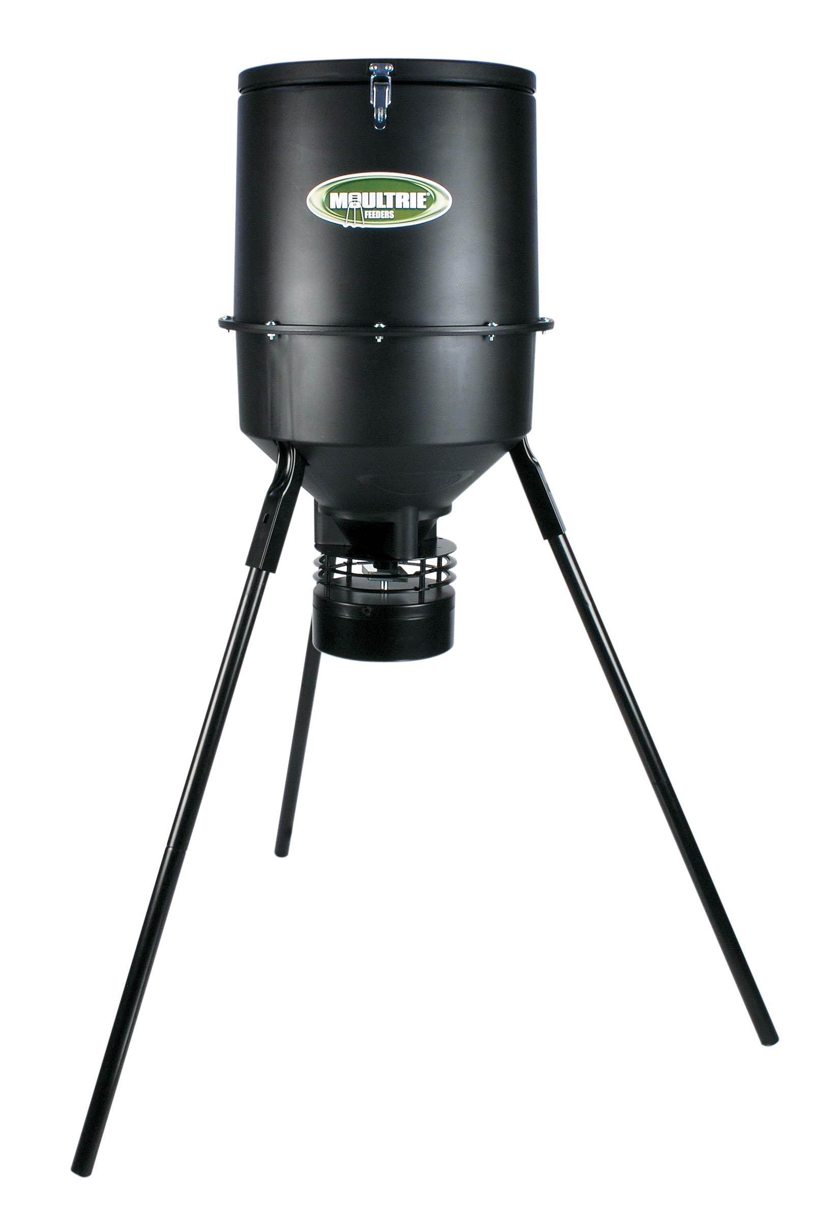 MOULTRIE 30 Gallon Programmable Pro Magnum BDH Tripod Deer Feeder w/ 6V Battery