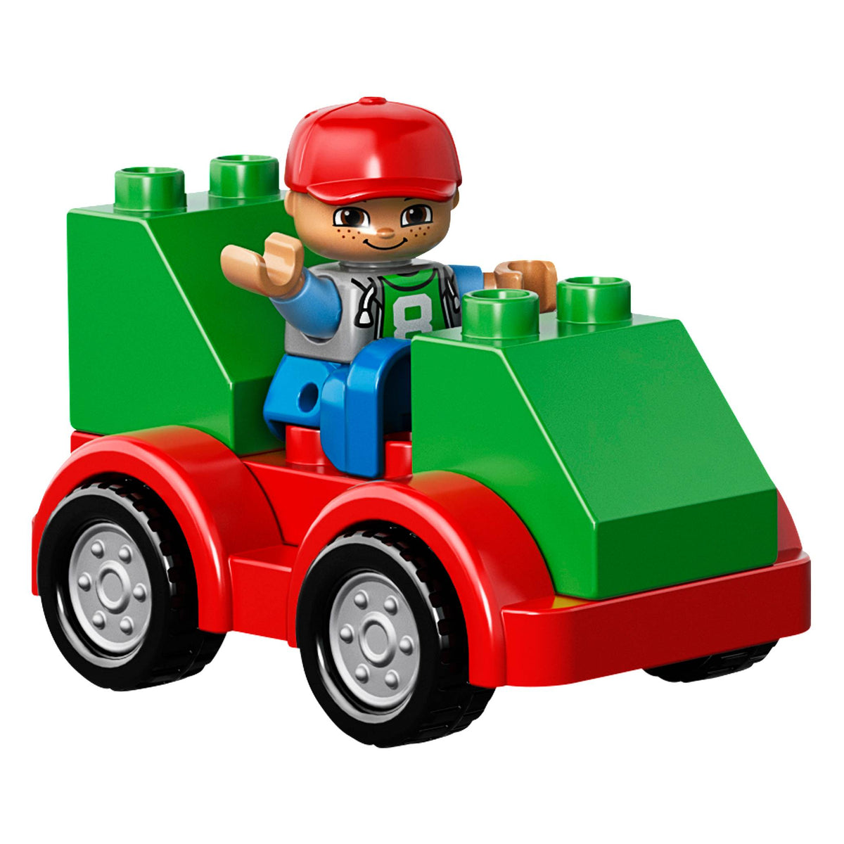 LEGO Duplo All-in-One Box of Fun Kids 65 Piece Building Set with Toy Figure