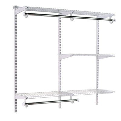 Rubbermaid Configurations Custom Closet Organizer 4'-8' Kit - White (Used) - VMInnovations