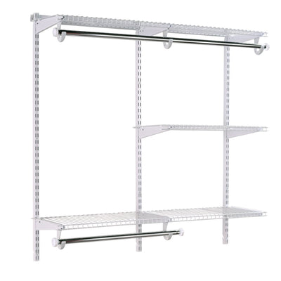 Rubbermaid Configurations Custom Closet Organizer 4'-8' Kit - White (Open Box)