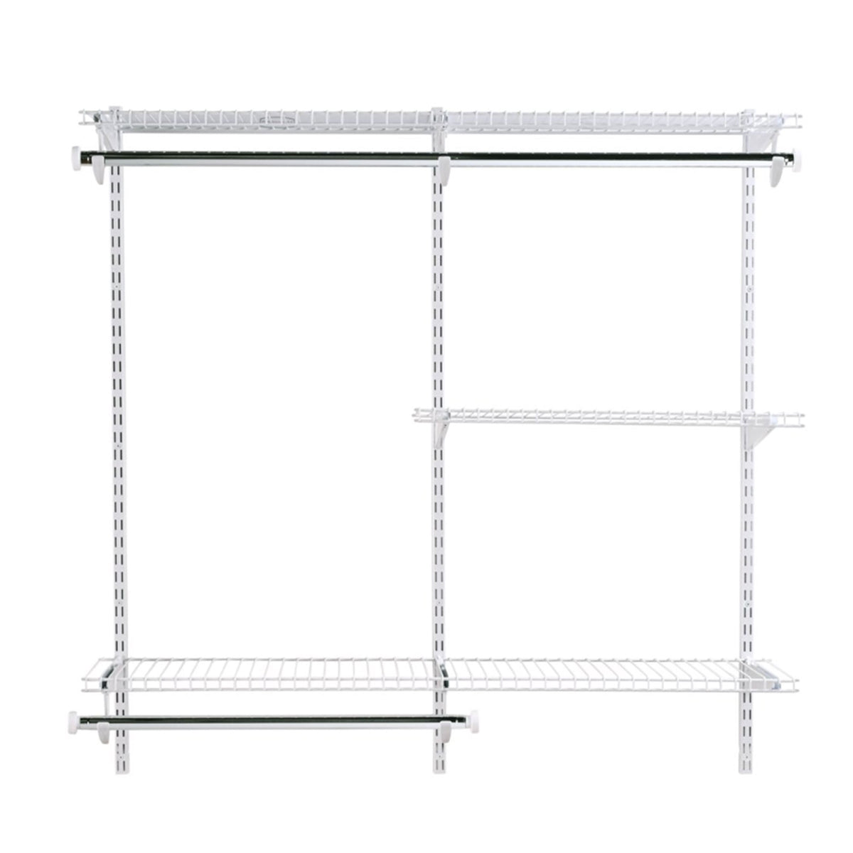 Rubbermaid Configurations Custom Closet Organizer 4'-8' Kit - White (Open Box) - VMInnovations