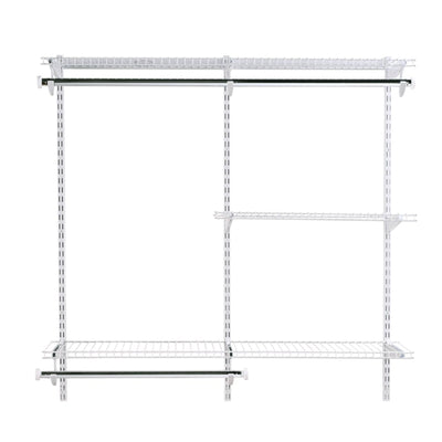 Rubbermaid Configurations Custom Closet Organizer 4'-8' Kit - White (Used) - VMInnovations