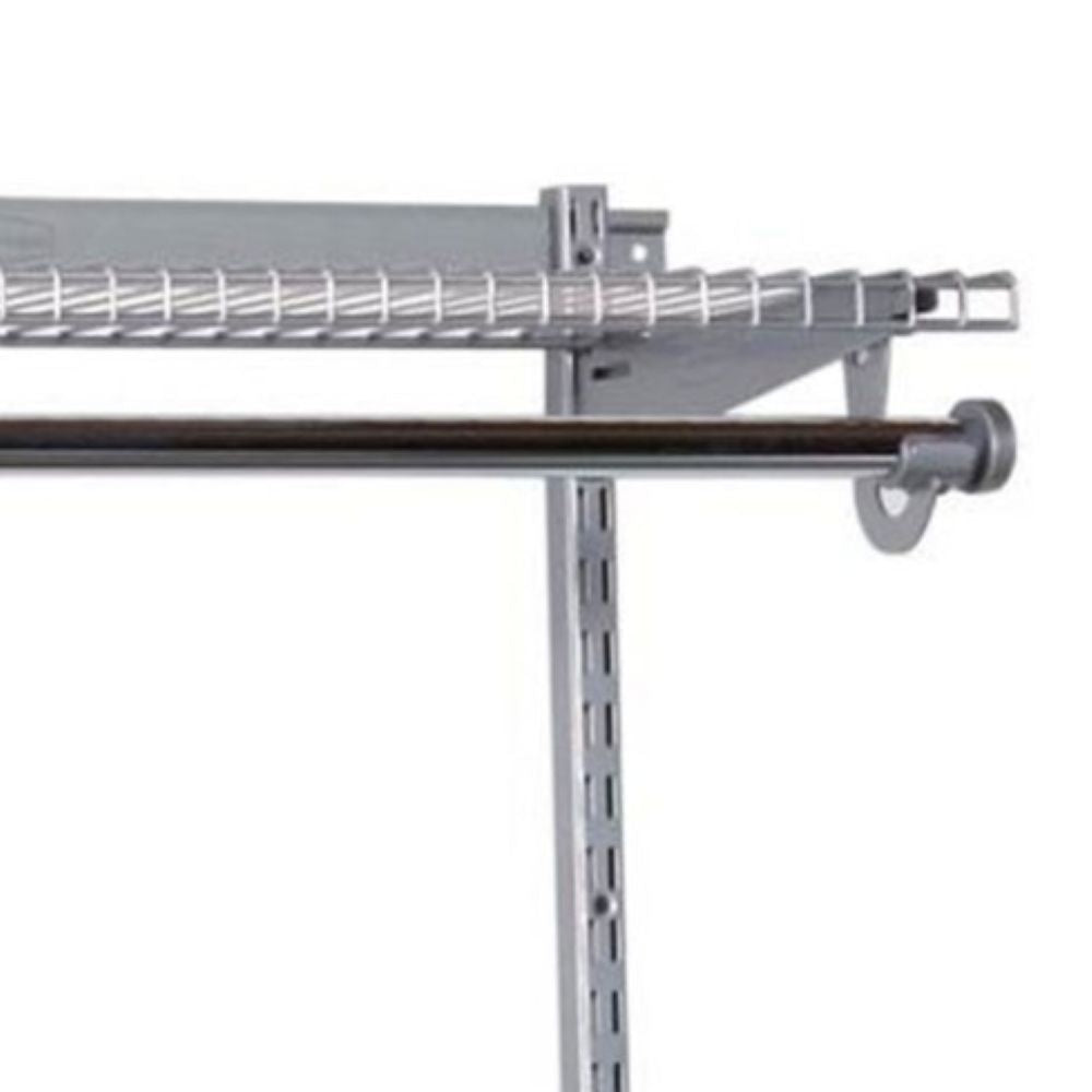 Rubbermaid Configurations Custom Closet Organizer 3'-6' Kit Titanium (Open Box) - VMInnovations