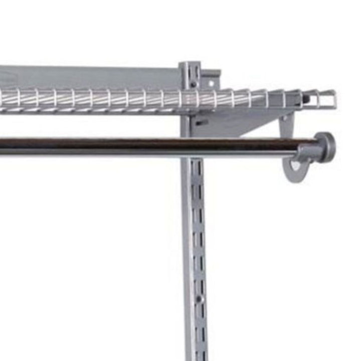 Rubbermaid Configurations Custom Closet Organizer 3'-6' Kit Titanium (Open Box) - VMInnovations