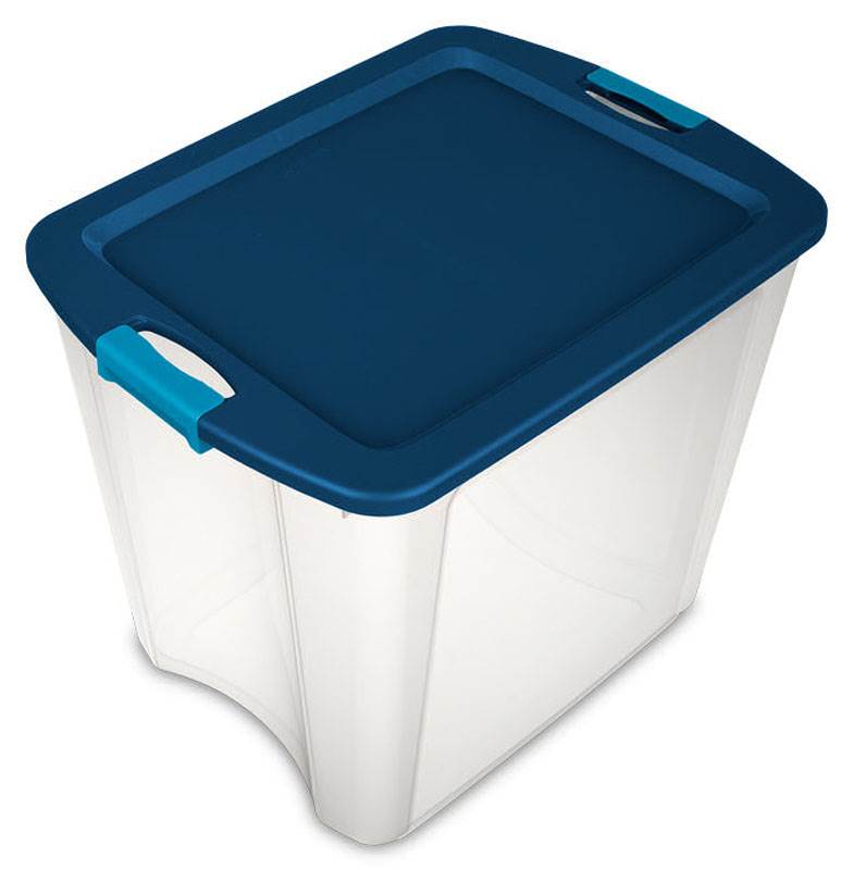 Sterilite 14489604 26 Gallon Latch and Carry Storage Tote Container (Open Box)