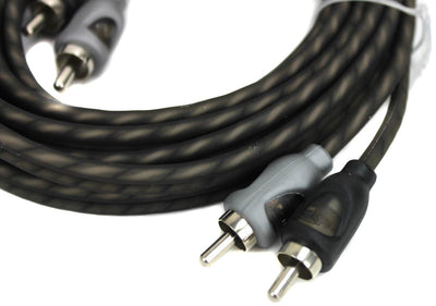 Rockford Fosgate RFI-16 16' Twisted 2 Ch RCA Car Audio Signal Cable (Open Box)