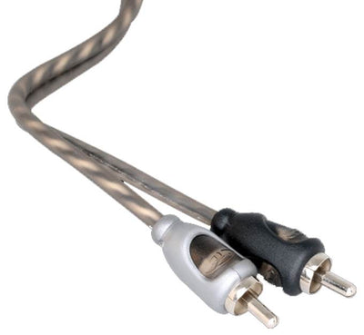 Rockford Fosgate RFI-16 16' Twisted 2 Ch RCA Car Audio Signal Cable (Open Box)