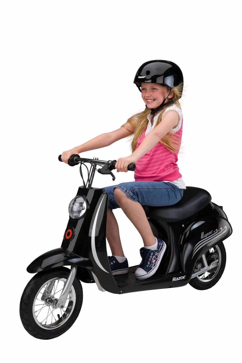 Razor Pocket Mod Vapor 24V Electric Retro Scooter, Black  (For Parts)