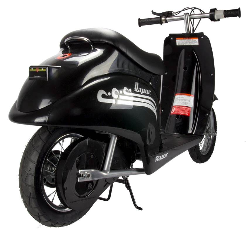Razor Pocket Mod Vapor 24V Electric Retro Scooter, Black  (For Parts)
