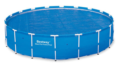Bestway 18 Foot Round Above Ground Swimming Pool Solar Heat Cover (Open Box)