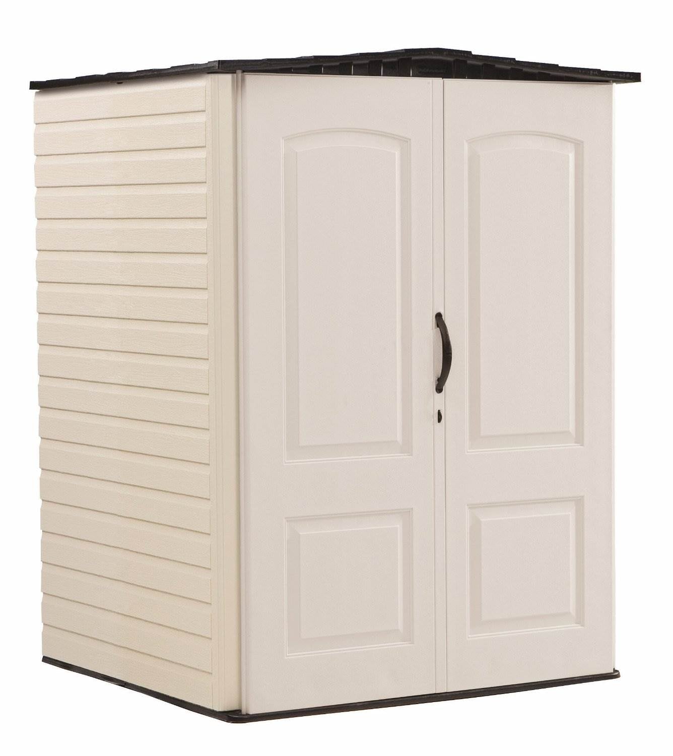 Rubbermaid Medium 106 Cubic Ft Gardening Vertical Outdoor Storage Shed (2 Pack)